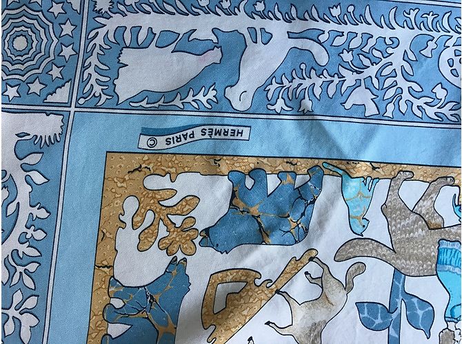Hermès América temprana Azul - vista 3