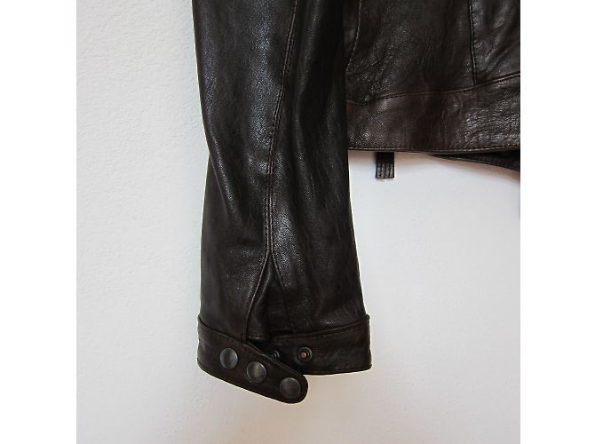 Autre Marque Martinaesse Lederjacke Schokoladenbraun - Ansicht 7