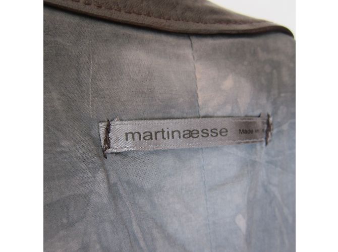 Autre Marque Martinaesse Lederjacke Schokoladenbraun - Ansicht 9