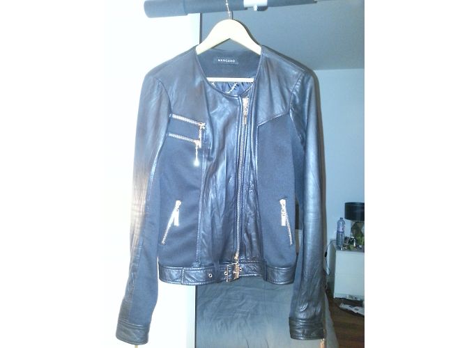 Autre Marque Bikerjacken Mangano Schwarz - Ansicht 3