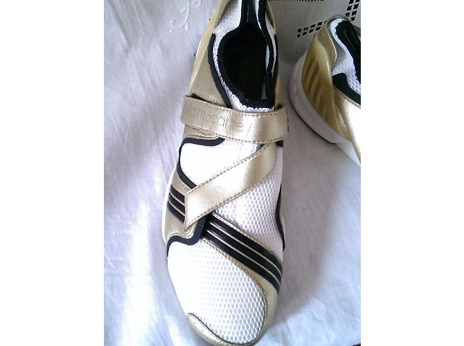 Stella Mc Cartney Sneakers Stella McCartney in pelle bianca e oro Nero Bianco D'oro - vista 5