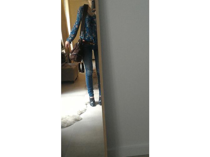 Borsa Lancel BB Marrone in Pelle di Cervo - vista 10