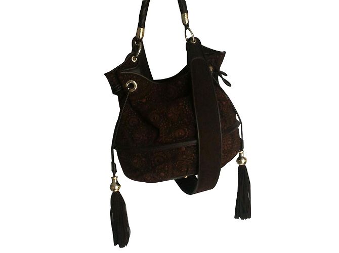 Borsa Lancel BB Marrone in Pelle di Cervo - vista 2