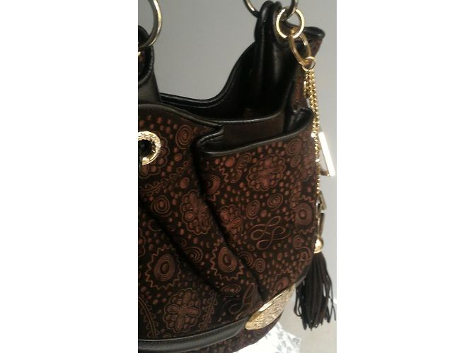 Borsa Lancel BB Marrone in Pelle di Cervo - vista 6