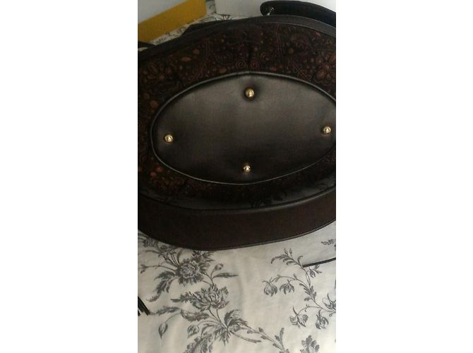 Borsa Lancel BB Marrone in Pelle di Cervo - vista 8