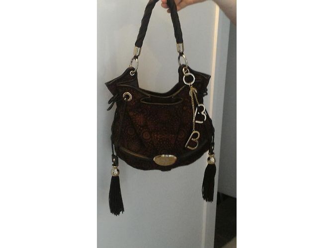 Borsa Lancel BB Marrone in Pelle di Cervo - vista 9