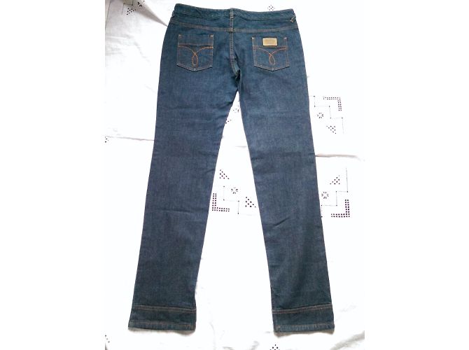 Jeans See by Chloé azuis de algodão e elastano 42FR Azul - vista 4