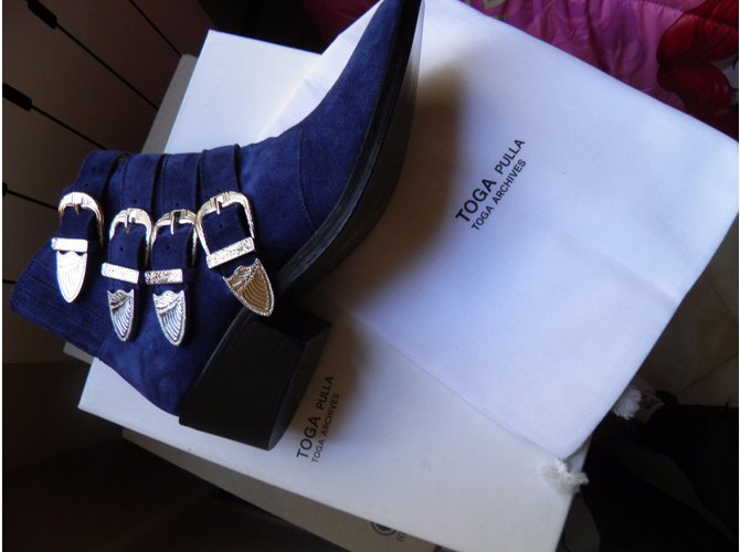 Toga Pulla Stiefeletten Blau - Ansicht 4