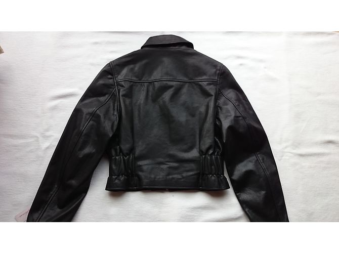Lederjacke Alexander McQueen, Größe IT 38 Schwarz - Ansicht 6