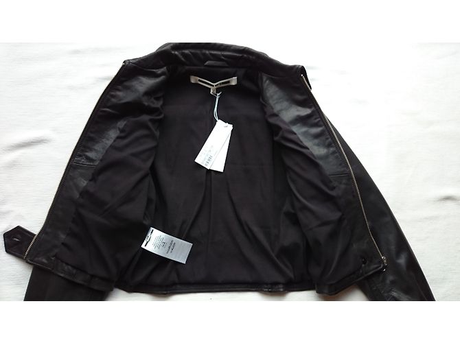 Lederjacke Alexander McQueen, Größe IT 38 Schwarz - Ansicht 7