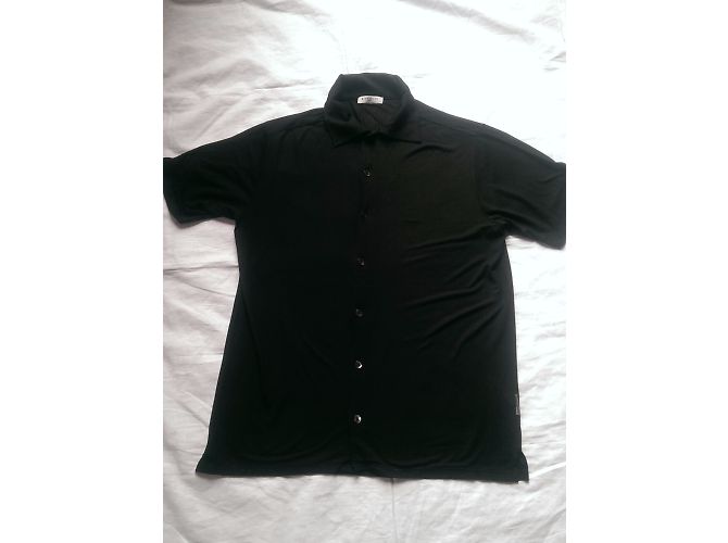 Givenchy Schwarzes Viskose-Hemd mit kurzen Ärmeln - Ansicht 3