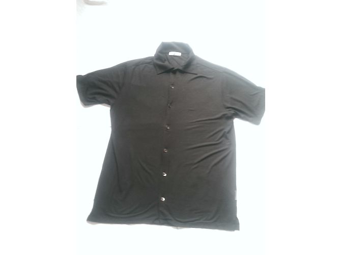 Givenchy Schwarzes Viskose-Hemd mit kurzen Ärmeln - Ansicht 4