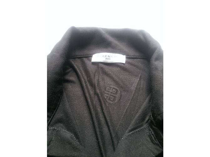 Givenchy Schwarzes Viskose-Hemd mit kurzen Ärmeln - Ansicht 5