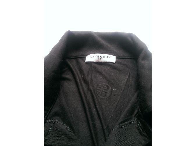 Givenchy Schwarzes Viskose-Hemd mit kurzen Ärmeln - Ansicht 7