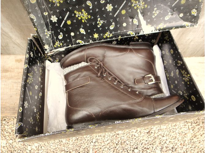 Botines de piel marrones Opening Ceremony Castaño - vista 5