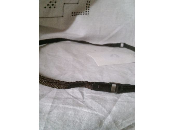 Max Mara Gürtel Braun Leder und Polyamid 85cm - Ansicht 6