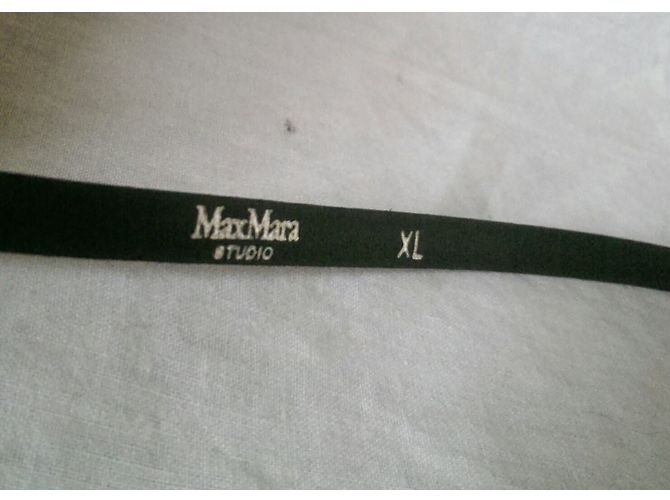 Cinturón Max Mara de cuero negro - vista 5