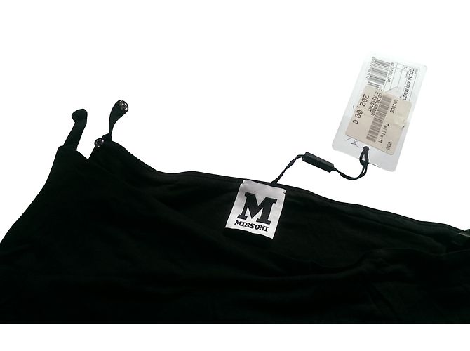 Missoni One Shoulder Viscose Top Schwarz - Ansicht 2