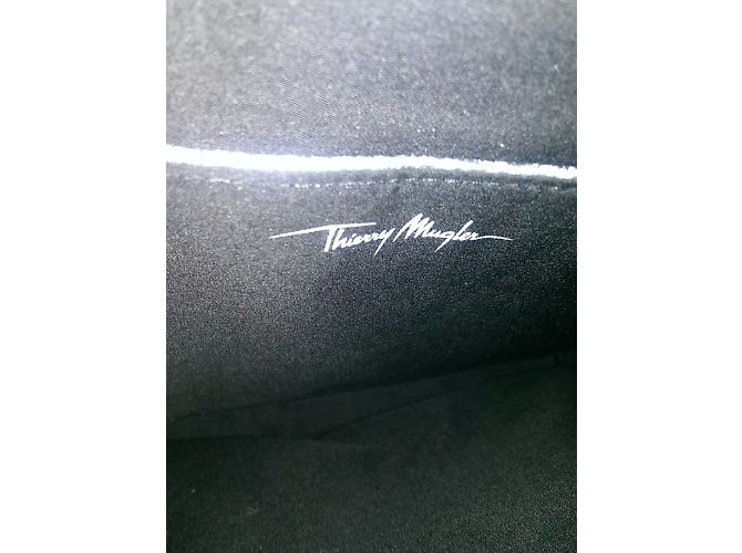 Clutch Thierry Mugler Argentata Argento - vista 3