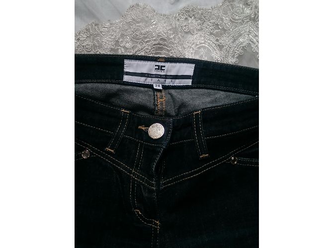 Jeans Elisabetta Franchi Blu Cotone - vista 4