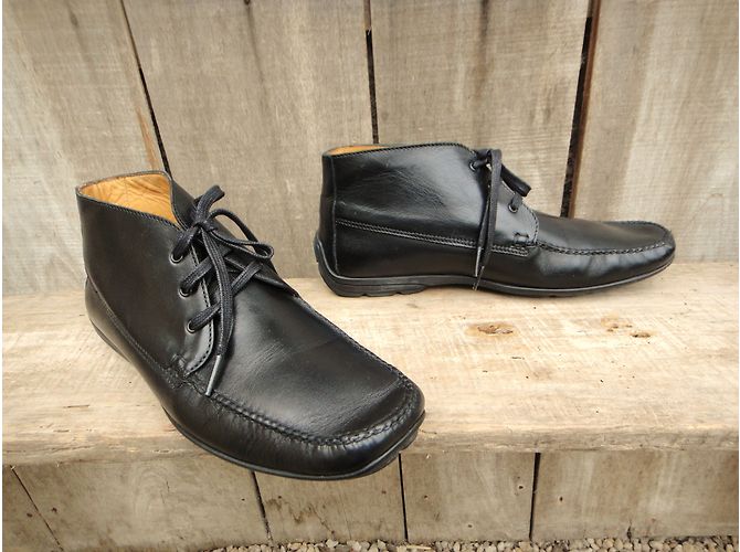 Markowski Bota Lederstiefel Schwarz Größe 40 - Ansicht 4