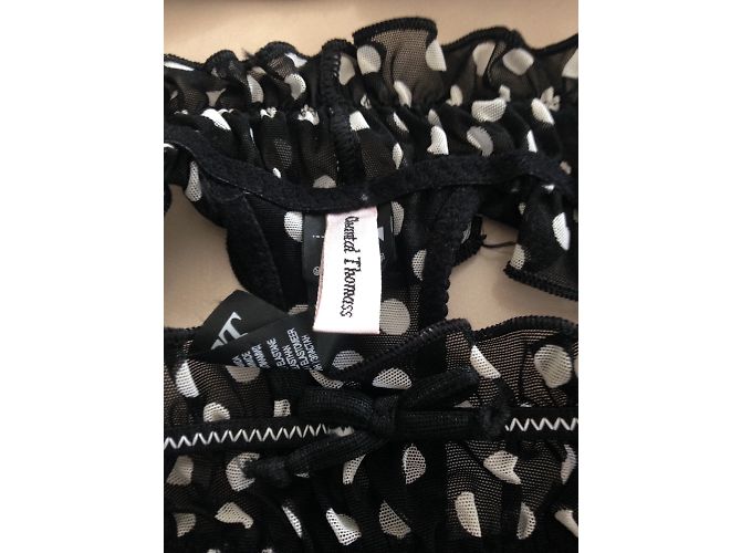 Top Chantal Thomass Nero 85 B - vista 3