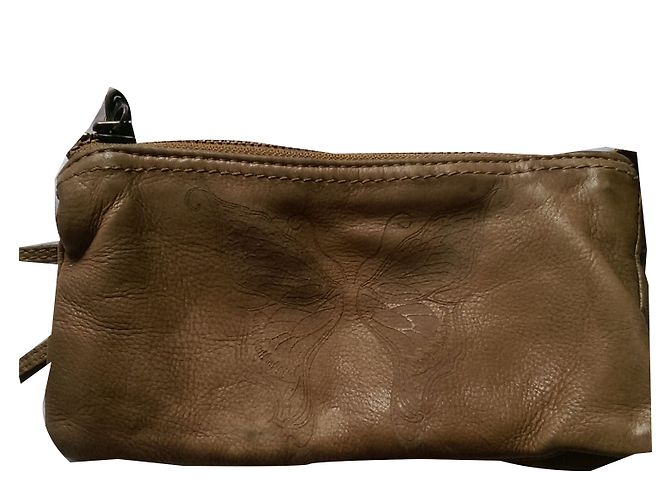 Zadig & Voltaire Leder Beutel Beige - Ansicht 2