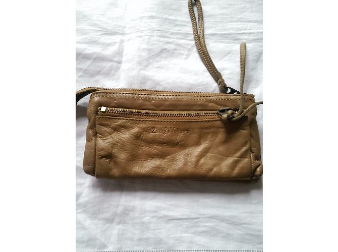 Zadig & Voltaire Leder Beutel Beige - Ansicht 3