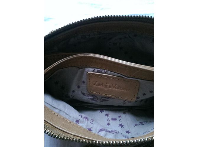 Zadig & Voltaire Leder Beutel Beige - Ansicht 5