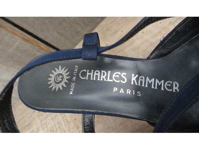 Autre Marque Charles Kammer Sandali Blu - vista 5