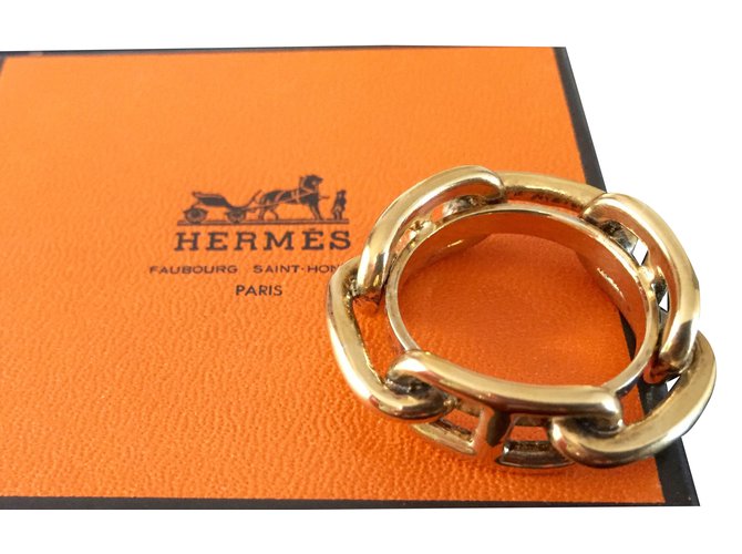 Hermès anillo Dorado - vista 2