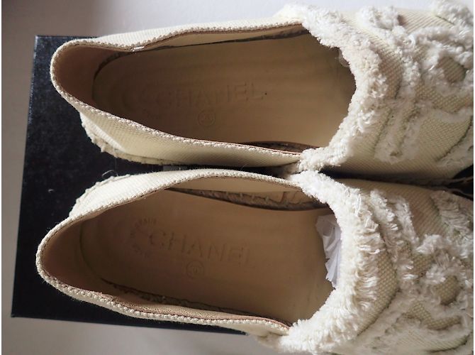 Chanel Espadrilles Black Beige - view 6