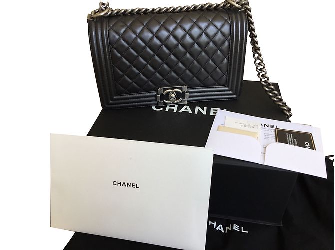 Boy Chanel Handtasche Schwarz - Ansicht 3