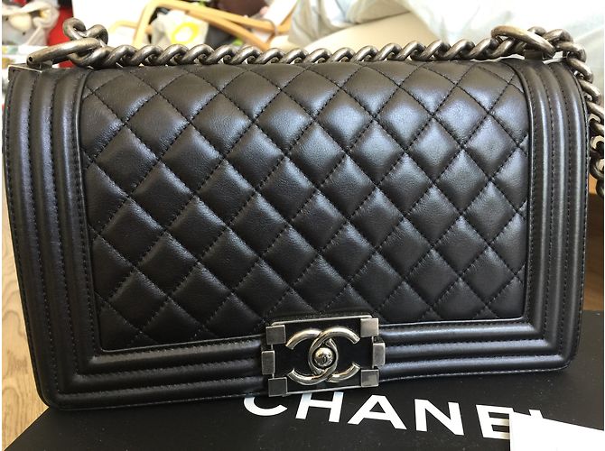 Boy Chanel Handtasche Schwarz - Ansicht 5