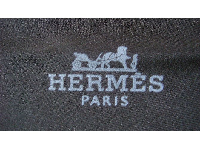 Hermès Seidentuch Schwarz - Ansicht 5