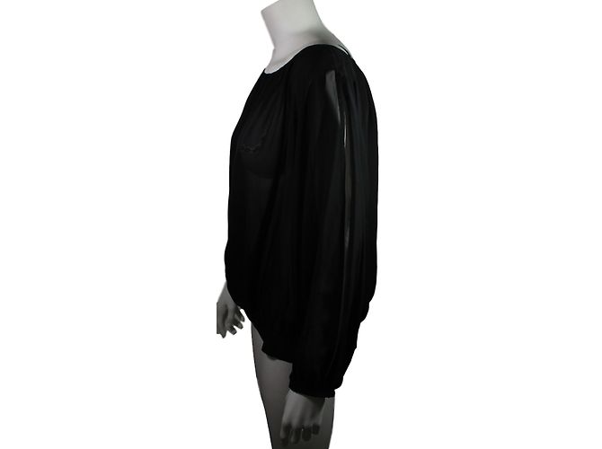 Blusa de seda Marc Jacobs negra Negro - vista 2
