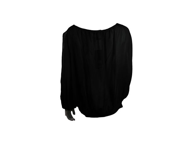 Blusa de seda Marc Jacobs negra Negro - vista 3
