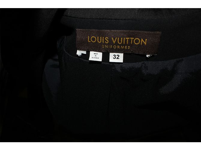 Louis Vuitton Giacca Blazer Uniforme Nera Nero - vista 7