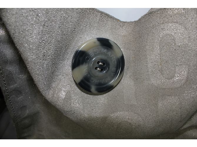 Borsa a tracolla Marc by Marc Jacobs Bandolieer Argento Camoscio - vista 7