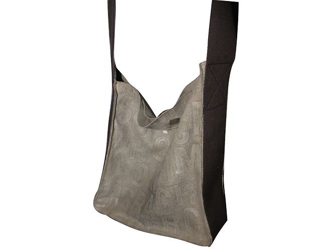 Borsa a tracolla Marc by Marc Jacobs Bandolieer Argento Camoscio - vista 4