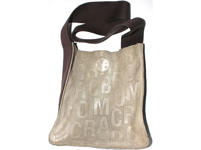Borsa a tracolla Marc by Marc Jacobs Bandolieer Argento Camoscio - vista 2