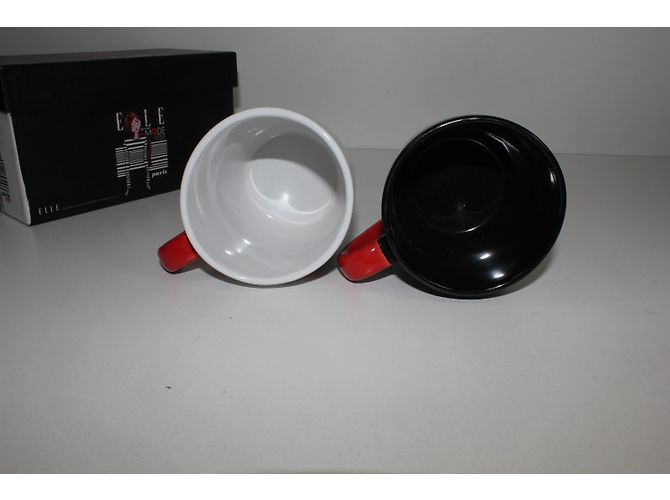 Autre Marque Splash Fashion Elle Coffee Mugs Black and White - view 7
