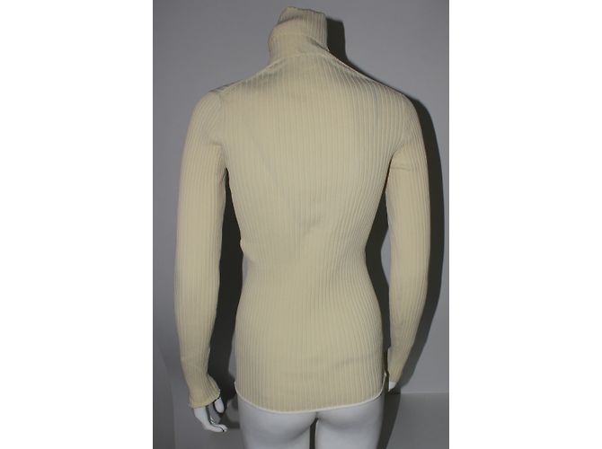 Louis Vuitton Rollkragenpullover Creme Polyamid L - Ansicht 3