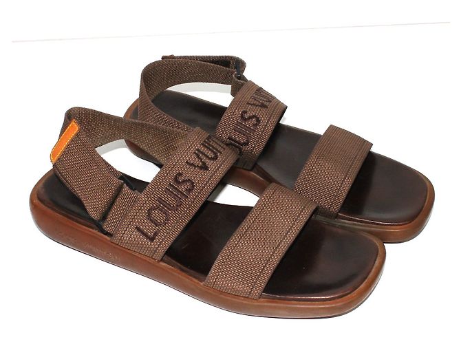 Louis Vuitton Sandals Brown - view 2