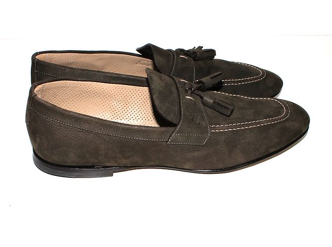 Mocassini Louis Vuitton in pelle marrone taglia 7.5 - vista 2