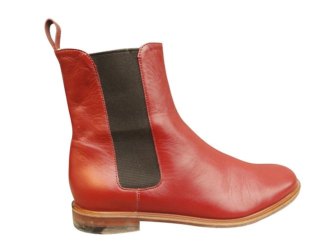 Robert Clergerie Chelsea Boots Lammleder Caramel Karamell - Ansicht 2