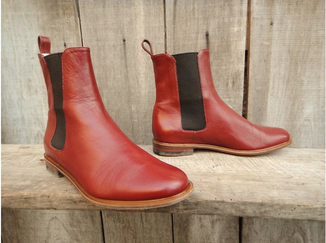 Robert Clergerie Chelsea Boots Lammleder Caramel Karamell - Ansicht 5