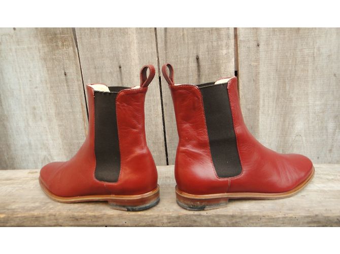 Robert Clergerie Chelsea Boots Lammleder Caramel Karamell - Ansicht 7