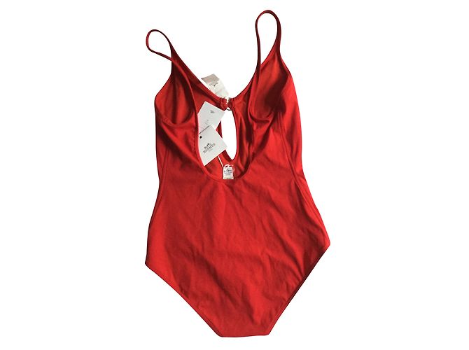 Hermès Glorieuses Badeanzug rot - Ansicht 2