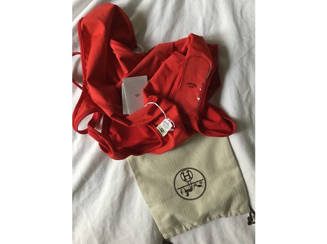 Hermès Glorieuses Badeanzug rot - Ansicht 3
